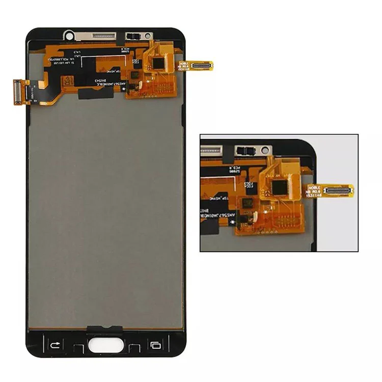 Samsung Galaxy Note 5 LCD OLED 디스플레이 스크린 디지타이저 어셈블리와 프레임