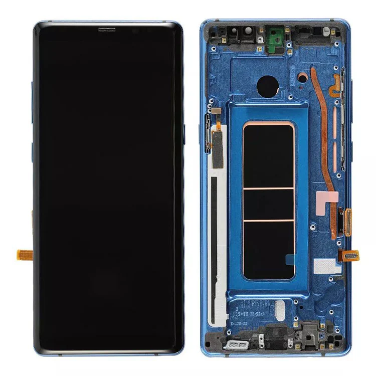 Samsung Galaxy Note 8 LCD OLED 디스플레이 화면 디지타이저 어셈블리와 프레임