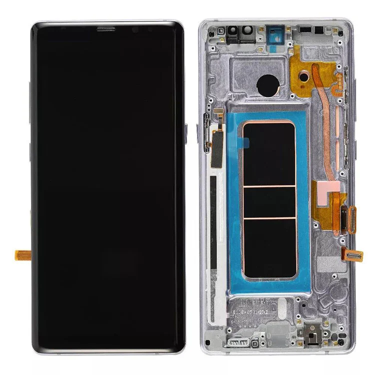 Samsung Galaxy Note 8 LCD OLED 디스플레이 화면 디지타이저 어셈블리와 프레임