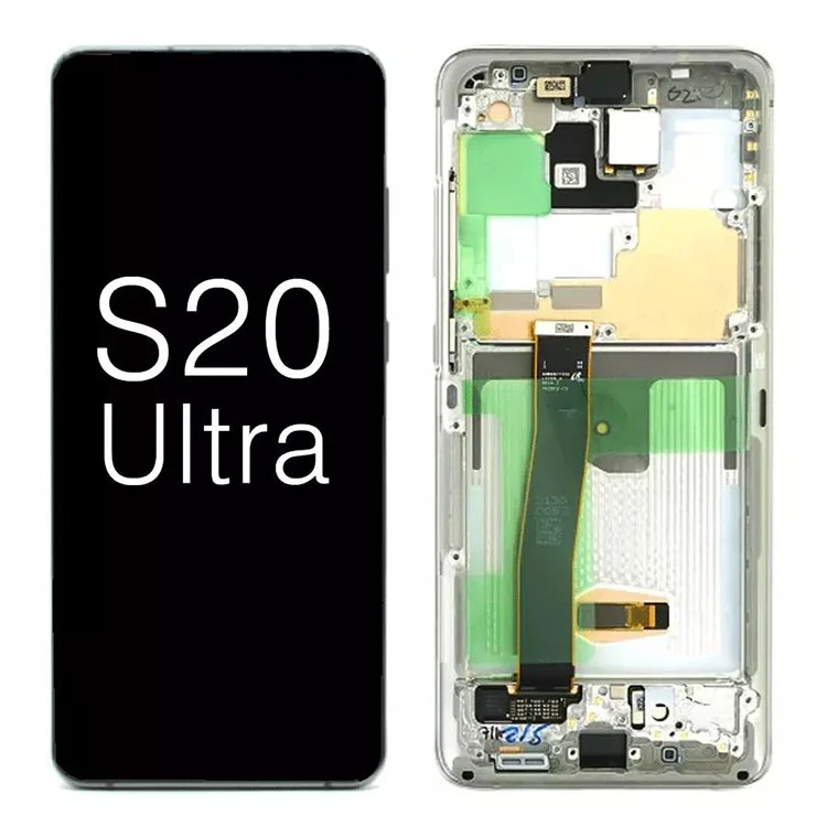 Samsung Galaxy S20 Ultra G988 5G OLED 디스플레이 LCD 터치 스크린 교체 용