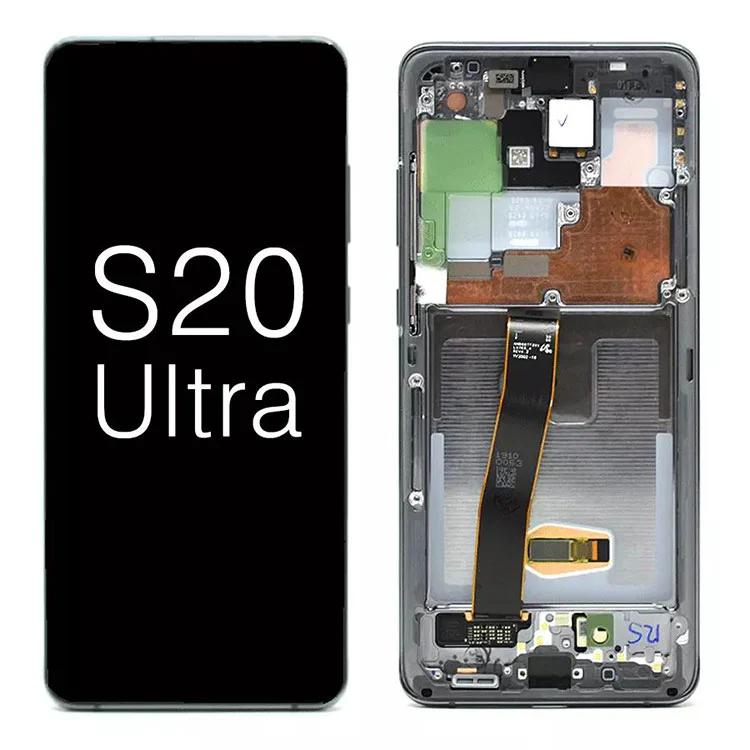 Samsung Galaxy S20 Ultra G988 5G OLED 디스플레이 LCD 터치 스크린 교체 용