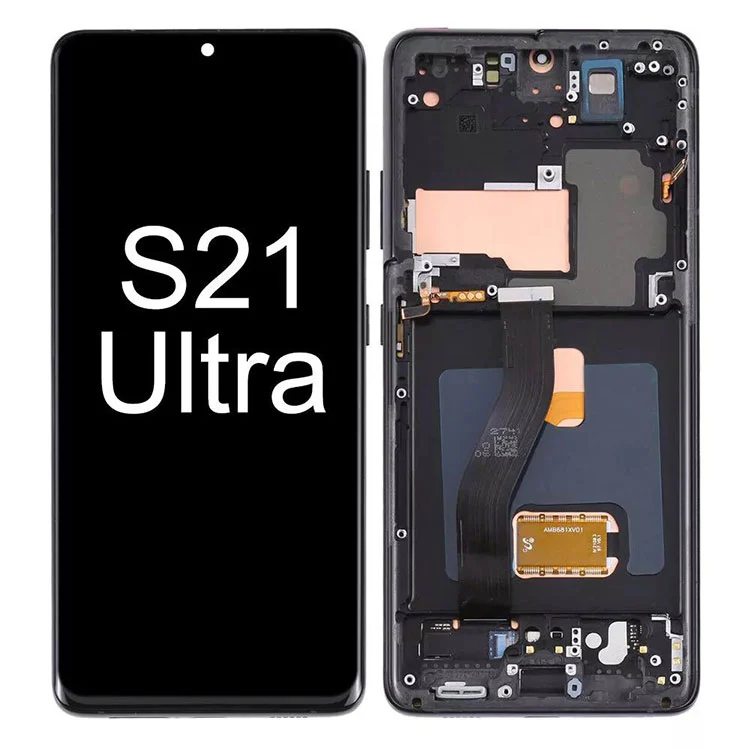 Samsung Galaxy S21 Ultra LCD 디스플레이 터치 스크린 어셈블리 교체 용