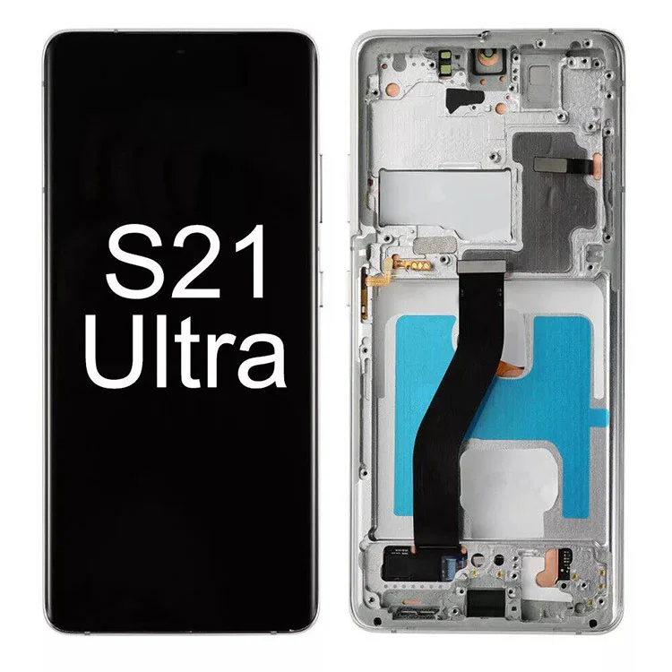 Samsung Galaxy S21 Ultra LCD 디스플레이 터치 스크린 어셈블리 교체 용