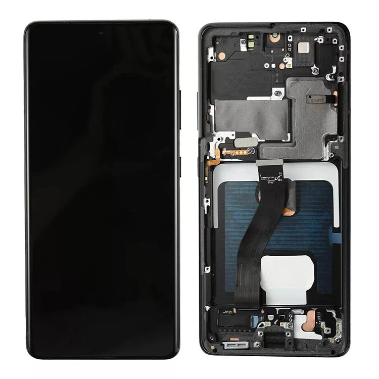 Samsung Galaxy S21 Ultra LCD 디스플레이 터치 스크린 어셈블리 교체 용