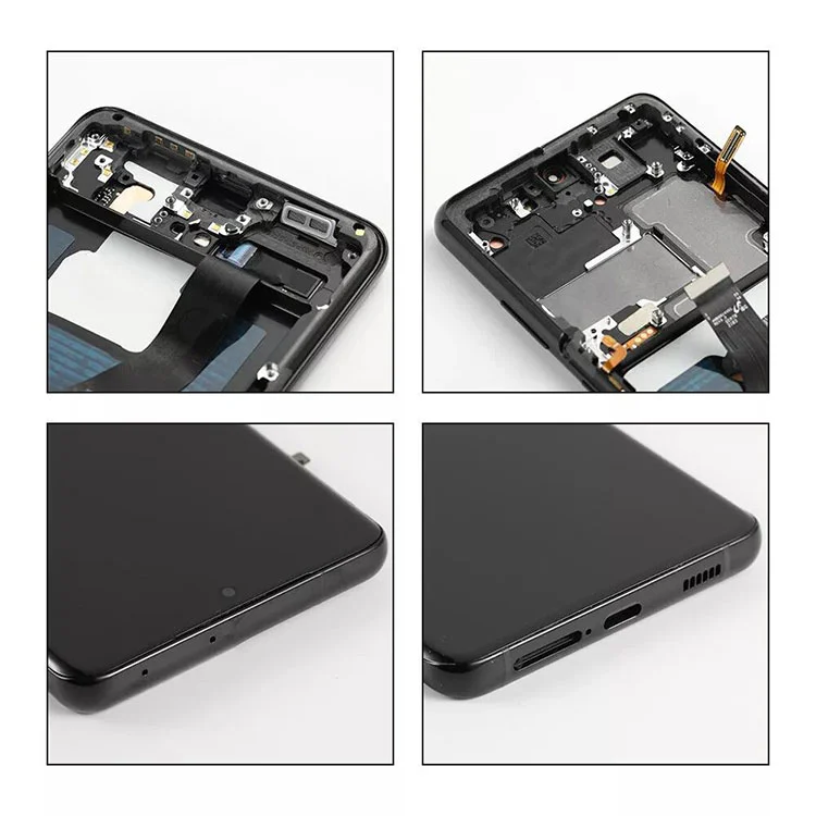 Samsung Galaxy S21 Ultra LCD 디스플레이 터치 스크린 어셈블리 교체 용